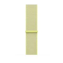 新品 Apple Watch Band - スポーツループ - （46mm）ケース用 - ネオンイエロー - フリーサイズ（ほとんどの手首のサイズにフィット）
