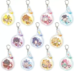 【新品】キーホルダー 【BOX】パーツ付きアクリルキーホルダー 家庭教師ヒットマンREBORN!×SANRIO CHARACTERS 01.コラボイラスト
