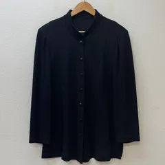 LEILIAN レリアン ジャケット、上着 ジャンパー、ブルゾン 日本製 レーヨン スタンドカラー ジャケット 黒 ブラック