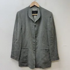 LEILIAN レリアン ジャケット、上着 ジャンパー、ブルゾン 日本製 ストライプ柄 ショールカラー ジャケット