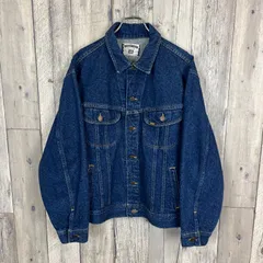 OLD Lee 90s リー 米国製 CA 00492 RN 34783 デニム トラッカー ジャケット DENIM JACKET メンズ L サイズ