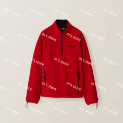 ら*ち様 miumiu フリース　ジャケット　size:S Miu Miu フリース スウェットシャツ | ブラック | FARFETCH JP