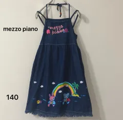 メゾピアノ♡ミミポポ　ワンピース 美品 130 メゾピアノ ワンピース 平成レトロ 女の子 ミミポポ