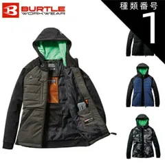 種類1：14. ミルスグリーン/L バートル BURTLE 【3220】 フーディジャケット| メンズ レディース 秋 冬 秋冬 カジュアル おしゃれ かっこいい アウトドア ウェア 大きいサイズ スキー スノボ スノーボード 釣り キャンプ 作業 ワーク 作
