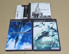 エースコンバット3(帯付き) エースコンバット04 シャッタードスカイ エースコンバット5 ジ・アンサング・ウォー PS1 PS2 3点セットまとめ売り