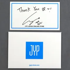 【中古】キャラカード チェヨン(TWICE) サンキューカード(メッセージカード) JYP JAPAN ONLINE STORE 商品購入特典