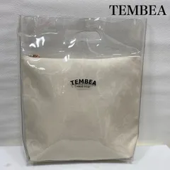 TEMBEA テンベア ハンドバッグ PVC キャンバス クリア トート ハンドバッグ レザー タッセル