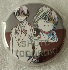 e-僕のヒーローアカデミア-　轟焦凍　原画風　缶バッジ