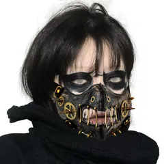 新品 演劇道具 コスプレ バイキング衣装 舞踏会 海賊風 ゴシック 仮装小物 ゾンビ テーマパーティー 悪魔 仮面 スチームパンク ドッキリ ベネチアンマスク ハロウィン 大人 お面 肝試し 怖い 仮面マスク [AUZOEYTOYK]