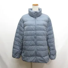 ユニクロ UNIQLO ウルトラライト ダウン ジャケット 3XL ブルー 大きいサイズ