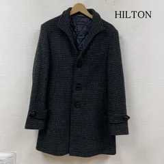 HILTON ヒルトン ジャケット、上着 ジャンパー、ブルゾン Harris Tweed ステンカラー コート チェスター 裏地 キルティング 別注 コラボ