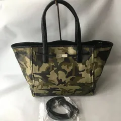 美品　LEATHER JEWELSレザージュエルズ　迷彩　カモフラ　トート　バッグのサムネイル