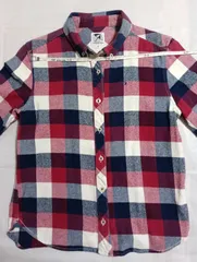 古着レディス　Ｓ　アーノルドパーマー　チェック柄ボタンダウン長袖シャツ