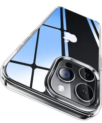 ★CASEKOO iPhone 15 Pro 用 ケース クリア 耐衝撃 米軍MIL規格 ストラップホール付き ワイヤレス充電対応 いPhone15Pro用ケース 6.1インチ アイフォン15Pro 用 ケース「KORI 」クリア