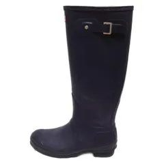 未使用級☆ ハンター HUNTER レインブーツ　長靴　ロング丈　黒　25cm HUNTER（ハンター） 【並行輸入品】 レインブーツ 長靴 ロングブーツ