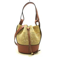 LOEWE ロエベ 2WAYラフィア　バルーンバッグ ミディアム ロエベ“ラフィア×カーフ”の新作バルーンバッグ - 熱気球に着想を得た