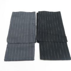 反物 米沢紬 八寸名古屋帯 「芽吹き」スワセンイ 白紫色 十字に四角