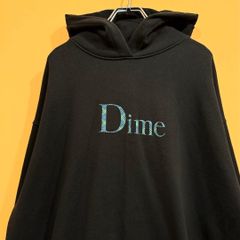 Dime 刺繍ロゴ プルオーバーパーカー ブラック L - メルカリ