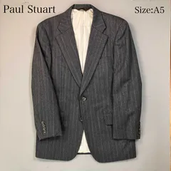 Paul Stuart ポールスチュアート スーツ A5 グレー オルタネイトストライプ ウール100％ 2ボタン 秋冬 メンズ ビジネスのサムネイル