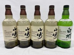 レア空瓶】サントリー 山崎 白州 100周年記念ボトル 空瓶 6本セット