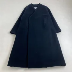 未使用✨　ハイク　hyke 最新モデル　チェスターコート　ブラック　黒　1 HYKE ハイク WOOL SHOP COAT ウールショップコート チェスターコート