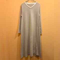 うさと usato】 Aライン ワンピース ポケット付き ブルー系 - メルカリ