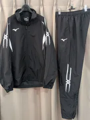 美品 Mizuno ミズノ MTC MCライン ウィンドブレーカー 上下 セットアップ 黒 L