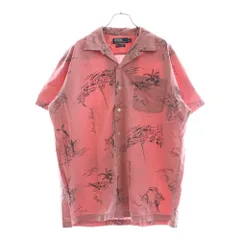 POLO RALPH LAUREN (ポロラルフローレン) 90s CALDWELL オープンカラー 開襟半袖シャツ ピンク