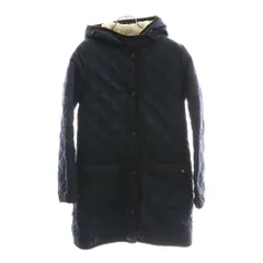 Arnold Palmer (アーノルドパーマー) キルティングロングジャケット ネイビー コーデュロイ×ナイロン