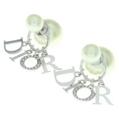Christian Dior (クリスチャンディオール) Tribales コスチュームパール トライバル ピアス シルバー