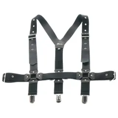 ノワールケイニノミヤのレザーハーネス Noir Kei Ninomiya ハーネス トップ | ブラック | FARFETCH JP