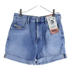 DIESEL (ディーゼル) ショート デニムパンツ ライトブルー レディース