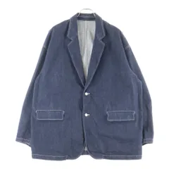Graphpaper (グラフペーパー) ×CIOTA CIOTA for GP Suvin Cotton Denim JacketGM213-20238 シオタ スビンコットンデニム テーラードジャケット インディゴのサムネイル