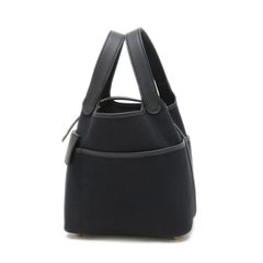 エルメス サイドテーブル 組み立て式 ブルー/ホワイト 陶器/ウッド