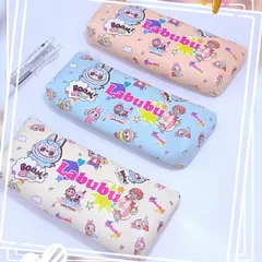 ラブブ ペンケース かわいい 高校生 大学生 小学生 韓国 可愛い ぬいぐるみ 筆記用具 筆箱 筆入れ おしゃれ 大容量 文房具 中学生 入園グッズ labubu