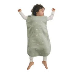 新品 [Konny] コニーベビースリーパー 着るお布団 綿100％ 6重ガーゼ 刺繍パターン 赤ちゃん お昼寝 寝冷え防止 スナップ 着脱簡単 0歳~5歳まで