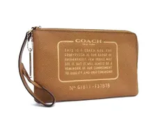 ■美品■ COACH コーチ F37878 レザー ポーチ マルチケース 小物入れ レディース メンズ ブラウン系 DI6643