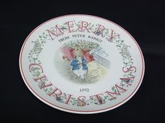Peter Rabbit 1994 Merry Christmas 皿 - メルカリ