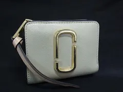 MICHAEL KORS マイケルコース スナップショット PVC 二つ折り 財布 ウォレット グレー系×アイボリー系 DI9049