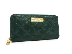 MARC JACOBS マークジェイコブス レザー ラウンドファスナー 長財布 ウォレット 小銭入れ 札入れ レディース グリーン系 DJ3194