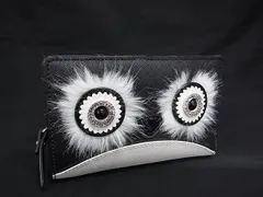 ■美品■ kate spade ケイトスペード PWRU7073 ダッシング ビューティー ペンギン ダラ レザー 二つ折り 財布 ウォレット DH8035