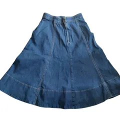 Z1569 UNIVERVAL MUSE　ユニバーバルミューズ　デニムフレアスカート　ロング　レディース