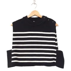 HYKEハイク ショートニットベスト美品 送料無料】RIBBED KNIT WOOL VEST 25FW