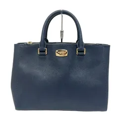 MICHAEL KORS(マイケルコース) トートバッグ美品  - ネイビー レザー