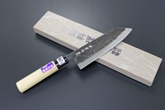 安来炭打 本刃付 槌目 三徳包丁 和包丁 伝統工芸品 安来炭打 本刃付 槌目 三徳包丁 和包丁 伝統工芸品 - メルカリ