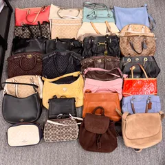 ①美品あり🌈B～Jランク　COACH　ハンドバッグ　ショルダーバッグ　　bag　レザー　PVC　シグネチャー　ブランドバッグ　まとめ　まとめ売り　28点　「０EL」