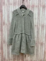 トゥービーシック TO BE CHIC ワンピース ミットワンピ 長袖 ひざ丈 フレア スパンコール 2 グレー MR352  レディース