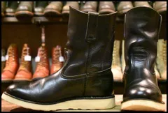 Red Wing ペコスブーツ ブラック 6E 中古・古着通販】RED WING (レッドウィング) ペコスブーツ ブラック
