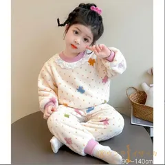 キッズ ルームウェア 即購入OK 子供 パジャマ 冬 女の子 かわいい クマ柄 上下セット スウェット モコモコ 子供 長袖 ボア 子供パジャマ 部屋着 寝巻き ふわふわ 厚手 あったか 暖かい 防寒 おしゃれ かわいい weixz209