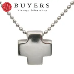 【中古】 ティファニー ネックレス ローマンクロス シルバー925 約14.0g シルバー ペンダント アクセサリー ボールチェーン レディース 女性 TIFFANY&Co.